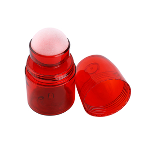 Rouleau de déodorant en plastique rouge 70ml, bouteille de parfum d'huile essentielle PETG, rouleau de luxe sur bouteille de parfum, vente en gros